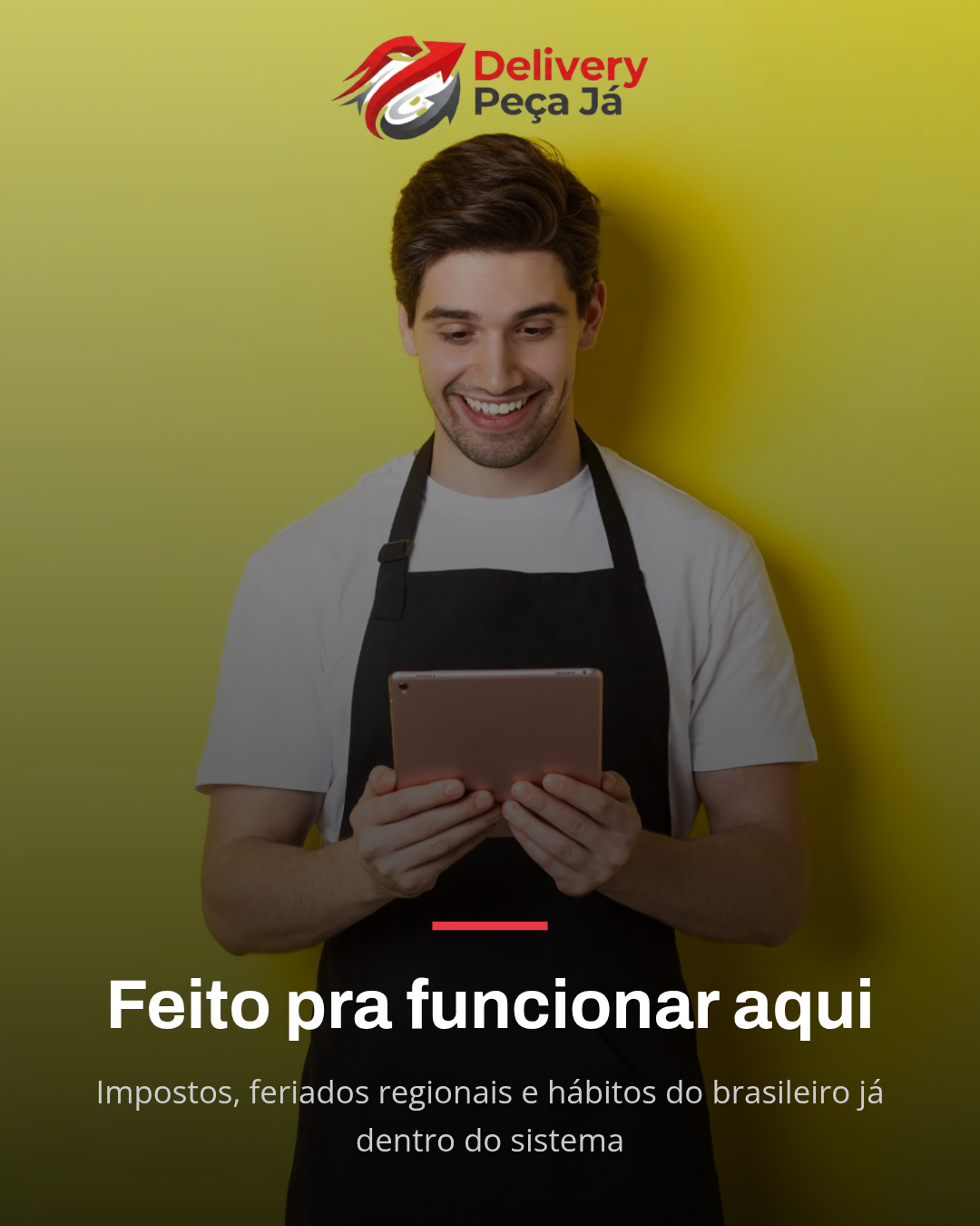 Post pronto para Delivery Peça Já